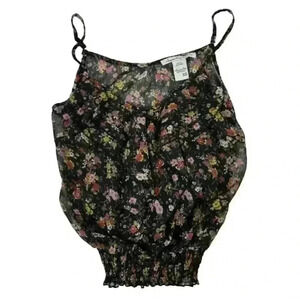 American Rag Floral Print Sleeveless Cami Top Women’s XS Multicolor‎